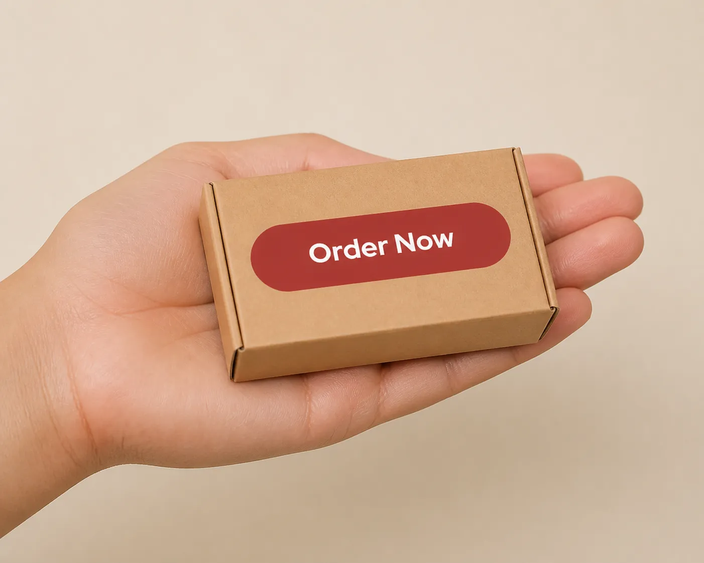 Make America Slime Again — the package held in a hand
