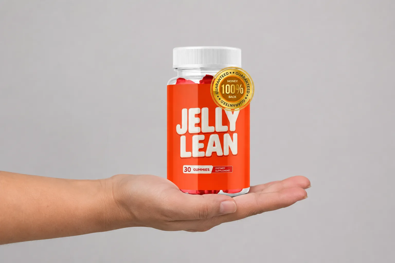 JellyLean — the package held in a hand