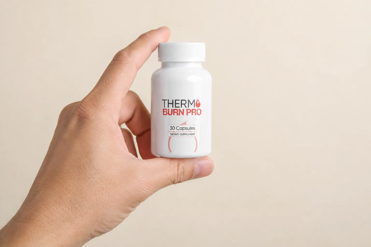 Thermo Burn Pro — the package held in a hand
