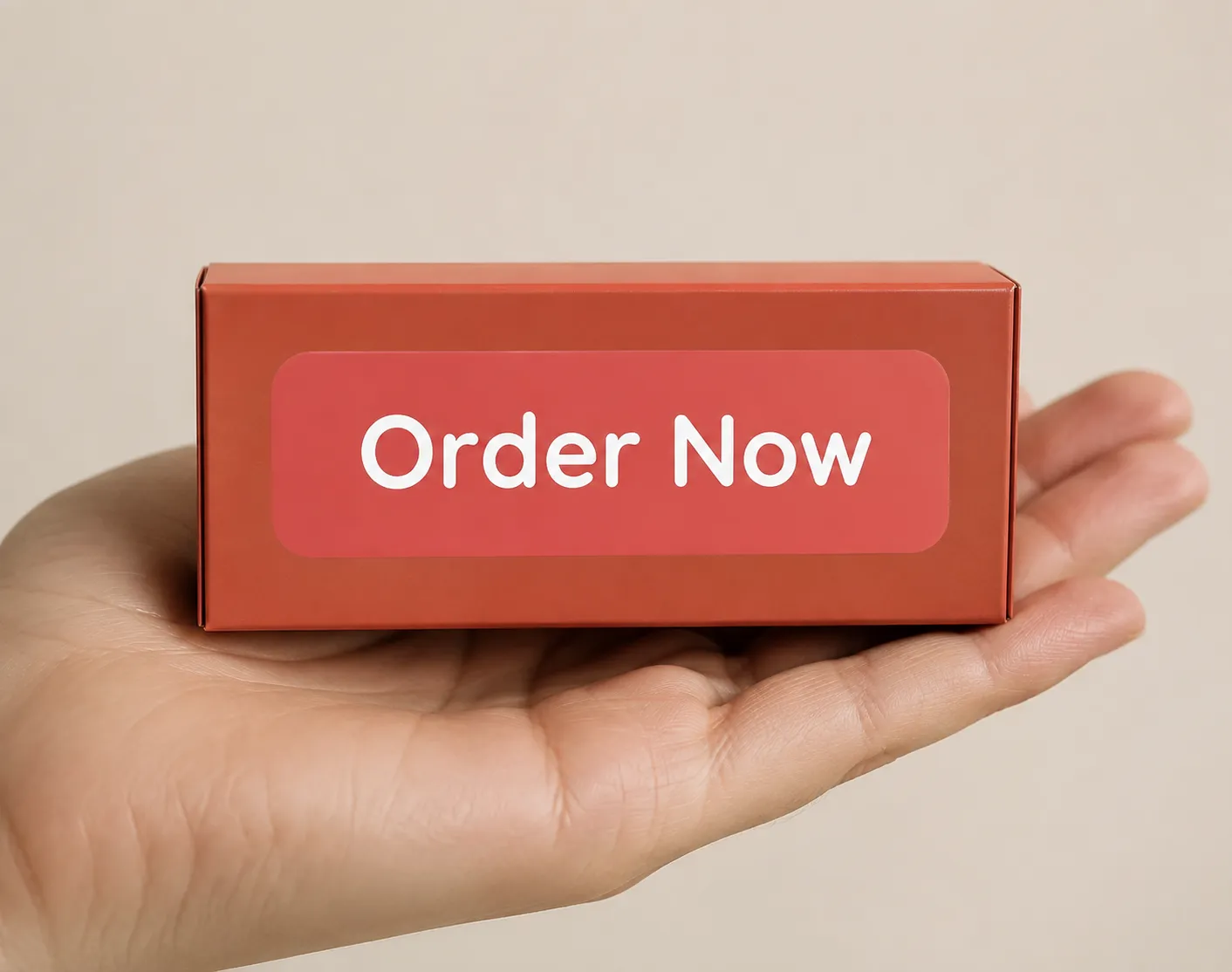 Kerassentials — the package held in a hand