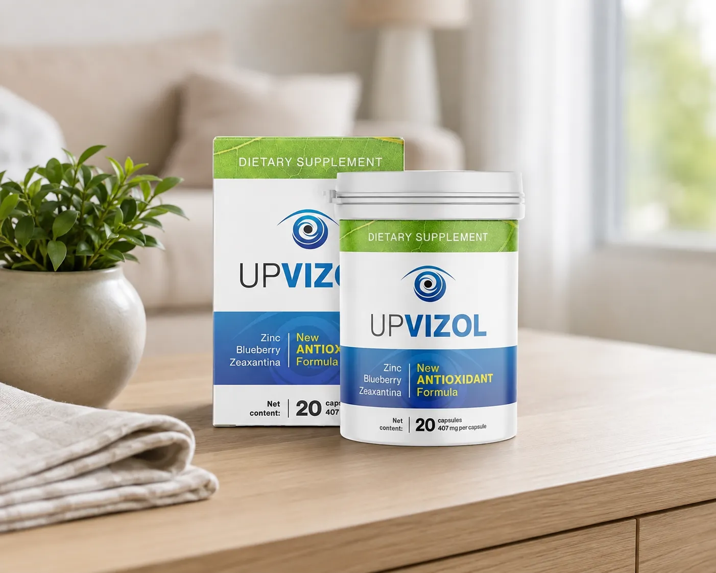 UpVizol — the package in everyday use