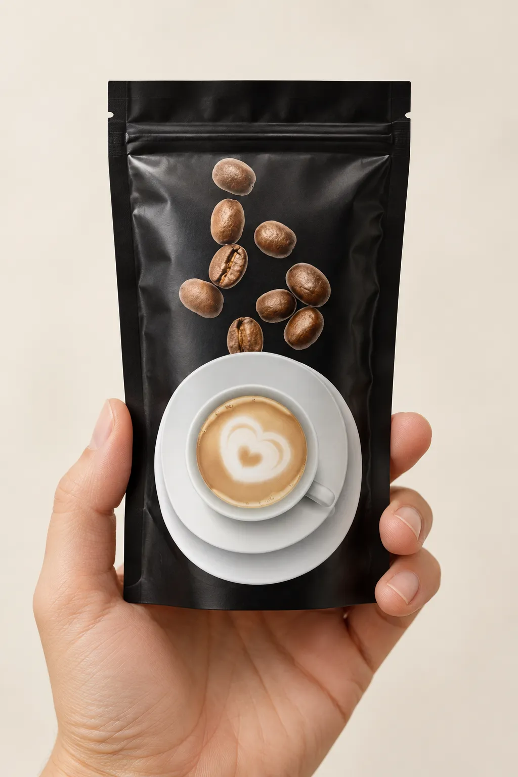 FitSpresso — the package held in a hand