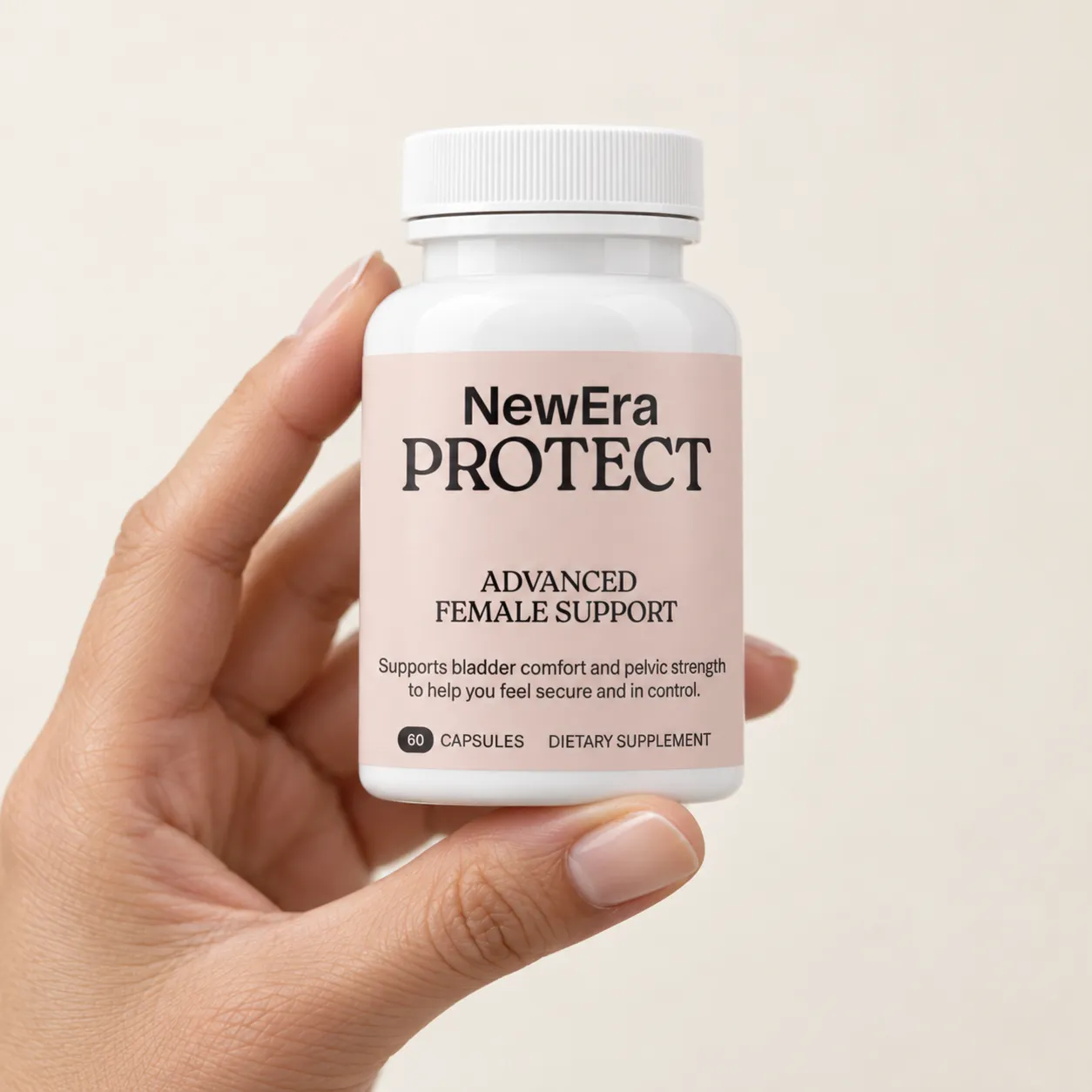 New Era Protect — the package held in a hand