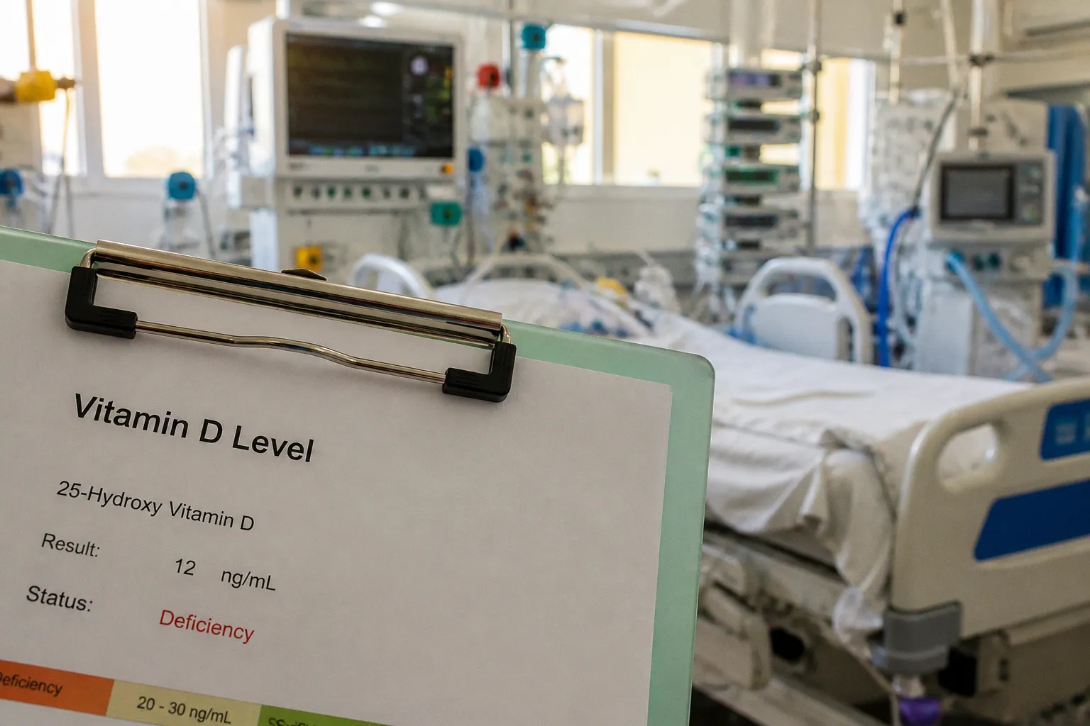 Vitamin D Deficiency in Intensive Care: Analyzing Clinical Outcome Correlations